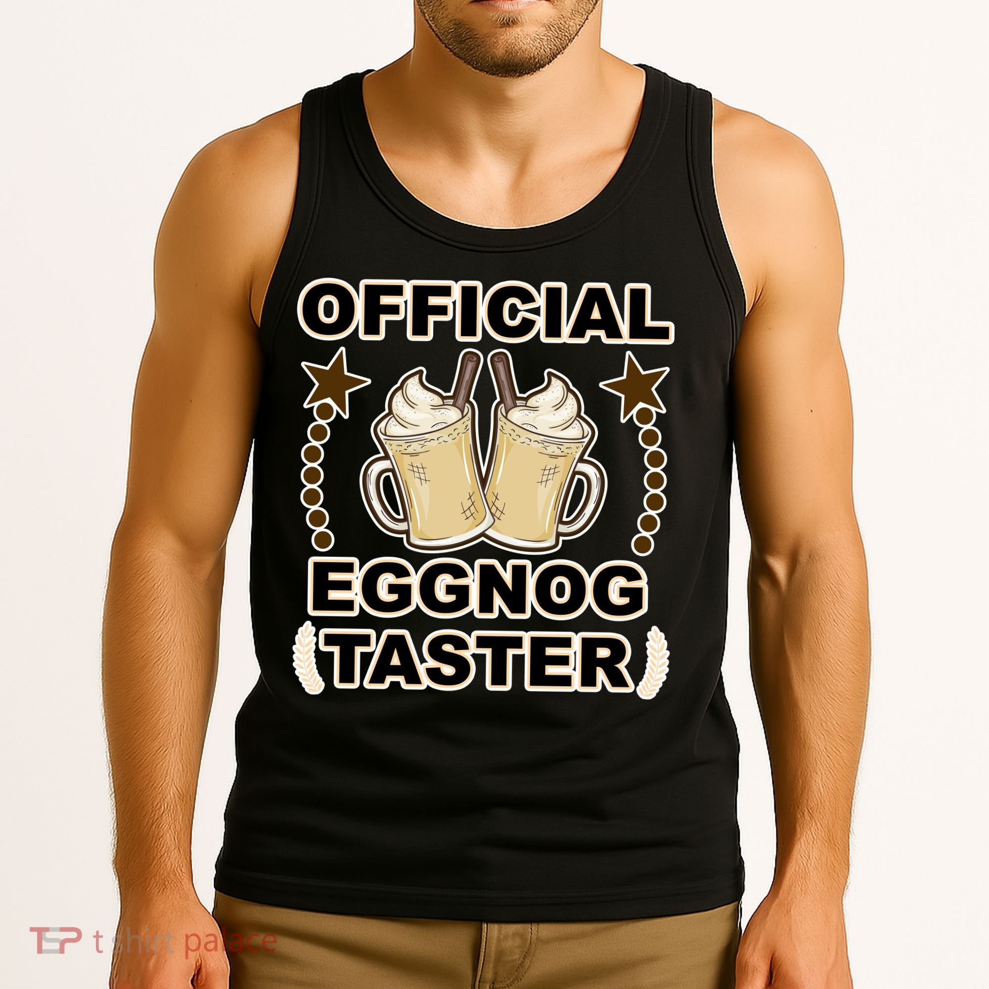 Official Eggnog Taster Tank Top