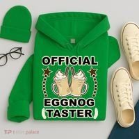 Official Eggnog Taster Hoodie thumb 4
