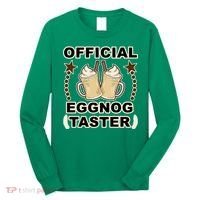 Official Eggnog Taster Long Sleeve Shirt thumb 0