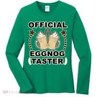 Official Eggnog Taster Women's Long Sleeve Shirt thumb 0
