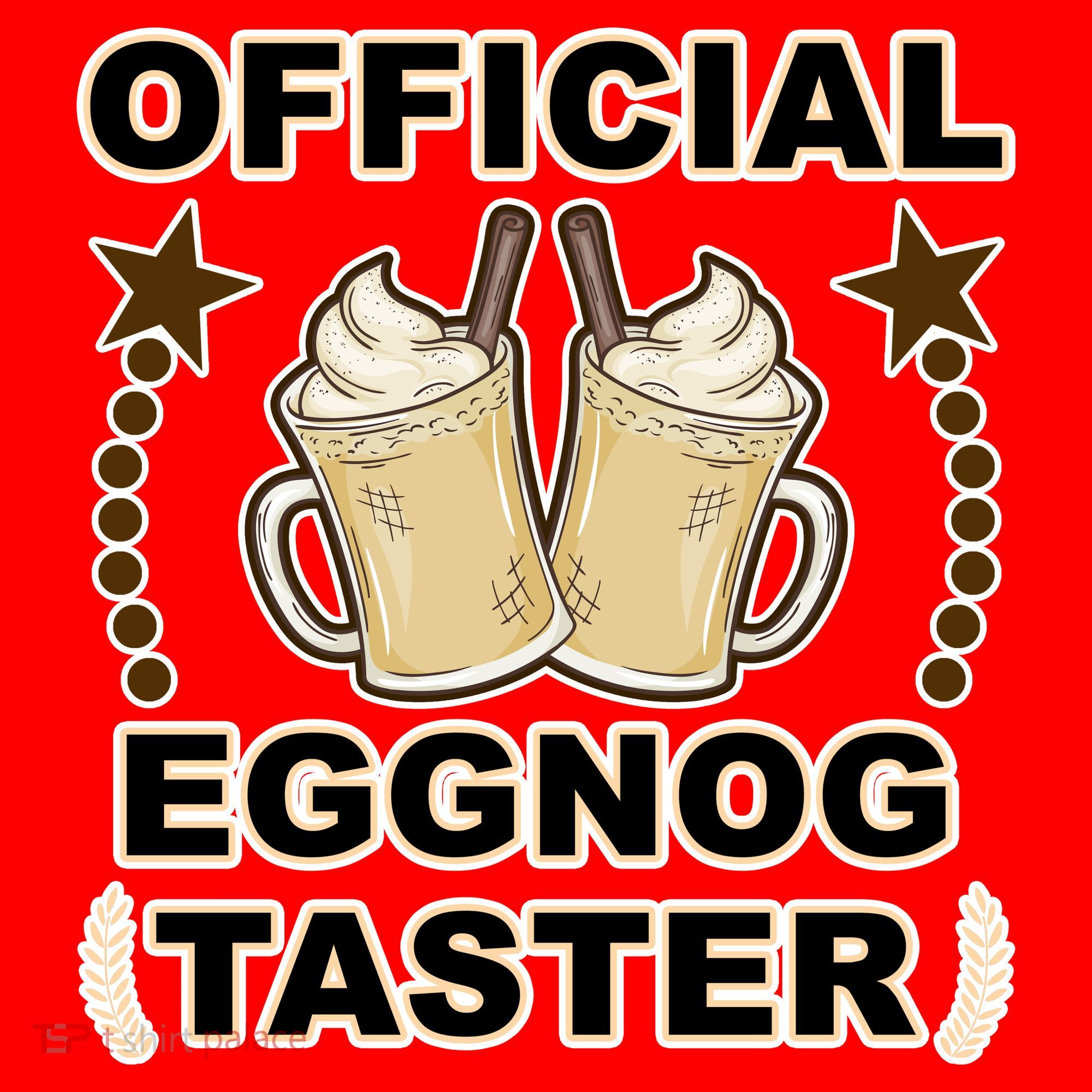 Official Eggnog Taster Santa Hat