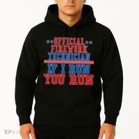 Official Firework Technician If I Run You Run 4th of July Hoodie thumb 2