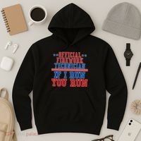 Official Firework Technician If I Run You Run 4th of July Hoodie thumb 3