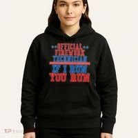 Official Firework Technician If I Run You Run 4th of July Hoodie thumb 5