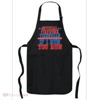 Official Firework Technician If I Run You Run 4th of July Apron thumb 0