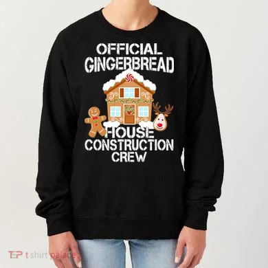 Official Gingerbread House Construction Crew Women's Sweatshirt