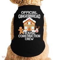 Official Gingerbread House Construction Crew Doggie Tank thumb 0