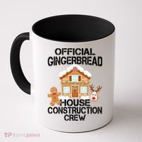 Official Gingerbread House Construction Crew Coffee Mug thumb 0