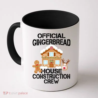Official Gingerbread House Construction Crew Coffee Mug