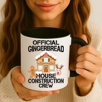 Official Gingerbread House Construction Crew Coffee Mug thumb 3