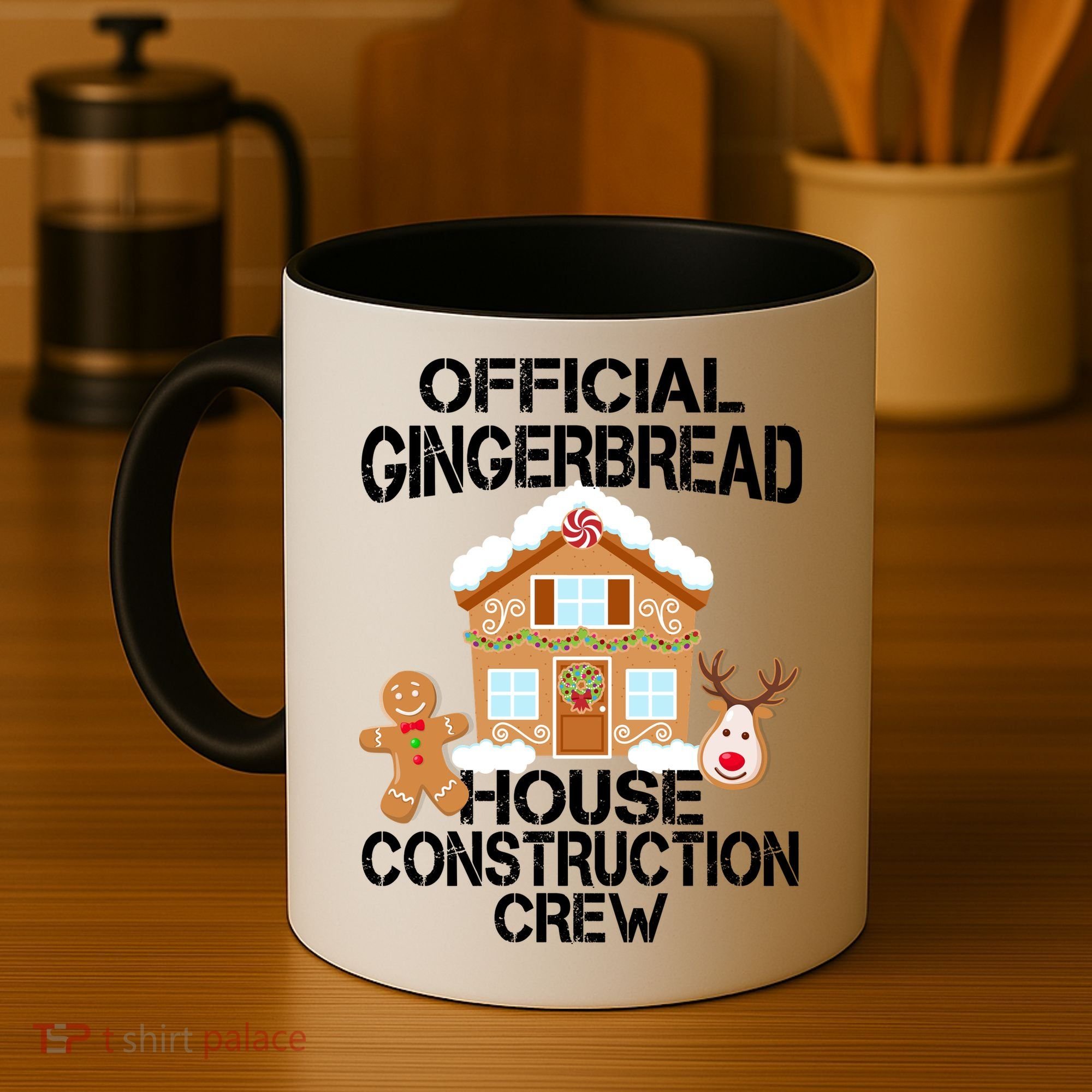 Official Gingerbread House Construction Crew Coffee Mug