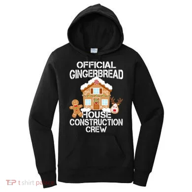 Official Gingerbread House Construction Crew Women's Hoodie
