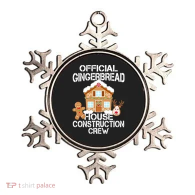 Official Gingerbread House Construction Crew Ornament