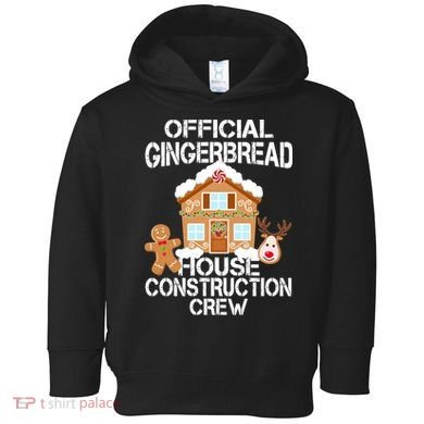 Official Gingerbread House Construction Crew Toddler Hoodie