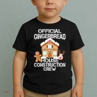 Official Gingerbread House Construction Crew Toddler T-Shirt thumb 2