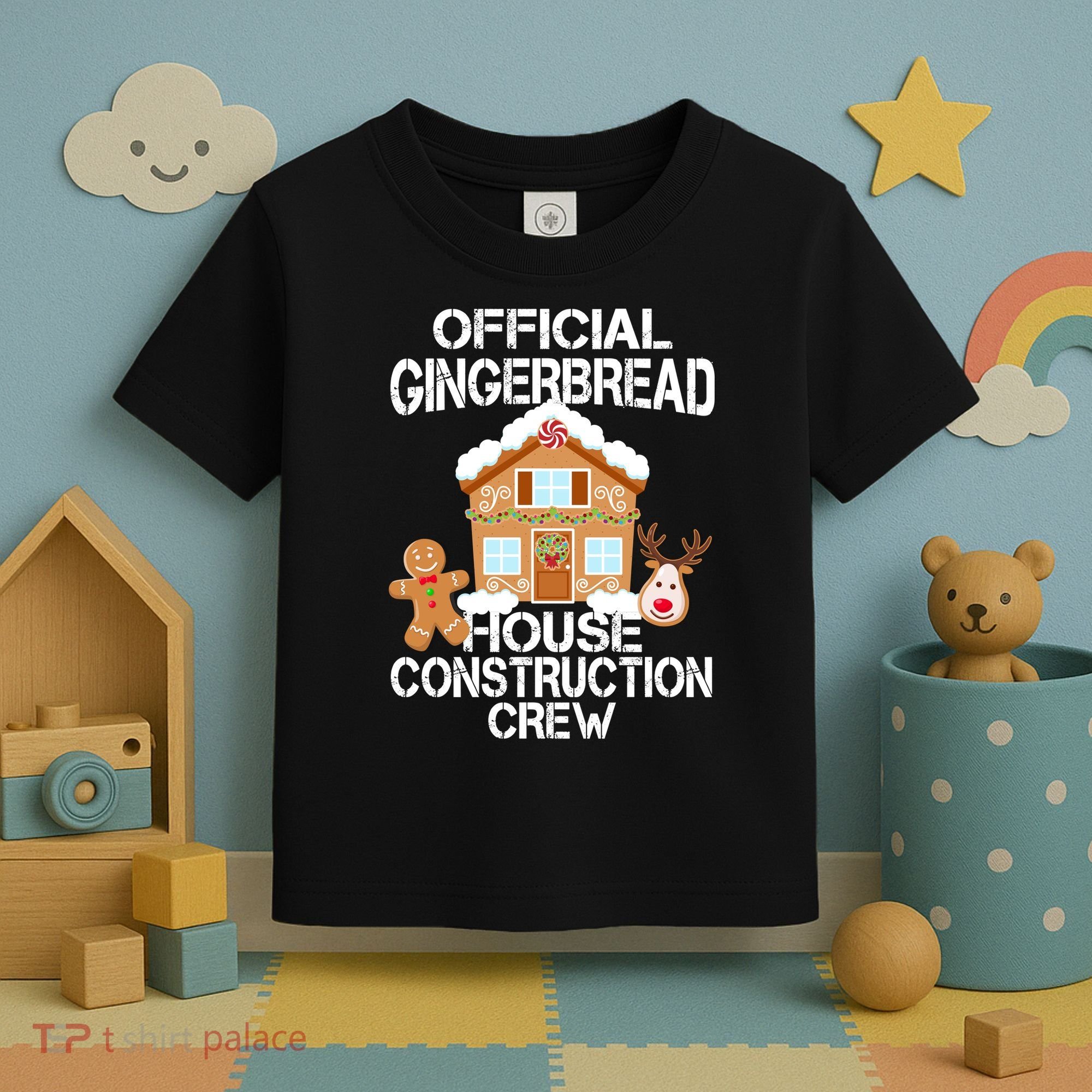 Official Gingerbread House Construction Crew Toddler T-Shirt