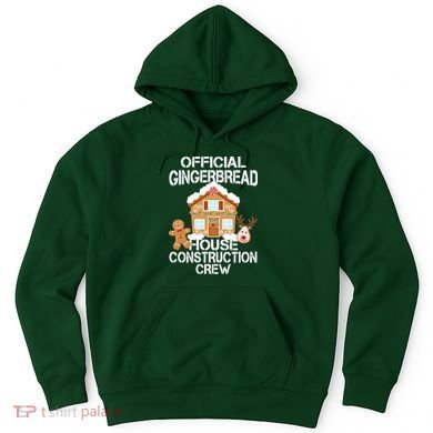 Official Gingerbread House Construction Crew Hoodie