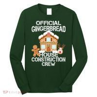 Official Gingerbread House Construction Crew Long Sleeve Shirt thumb 0