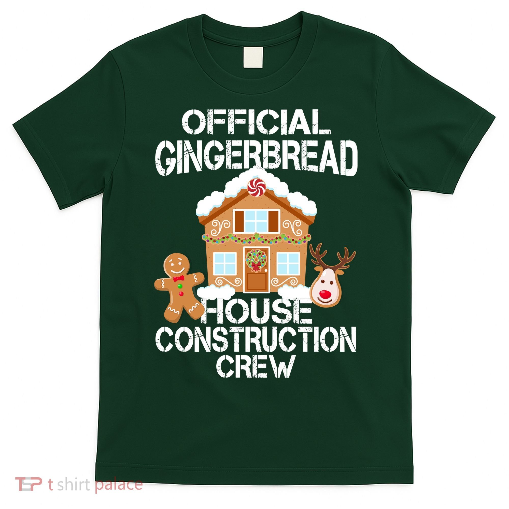 Official Gingerbread House Construction Crew T-Shirt