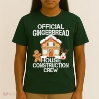 Official Gingerbread House Construction Crew T-Shirt thumb 4