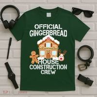 Official Gingerbread House Construction Crew T-Shirt thumb 5