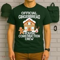 Official Gingerbread House Construction Crew T-Shirt thumb 6