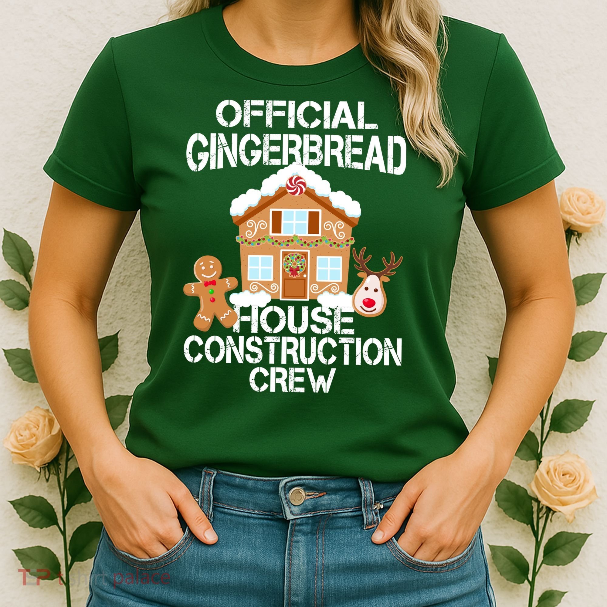 Official Gingerbread House Construction Crew Women's T-Shirt