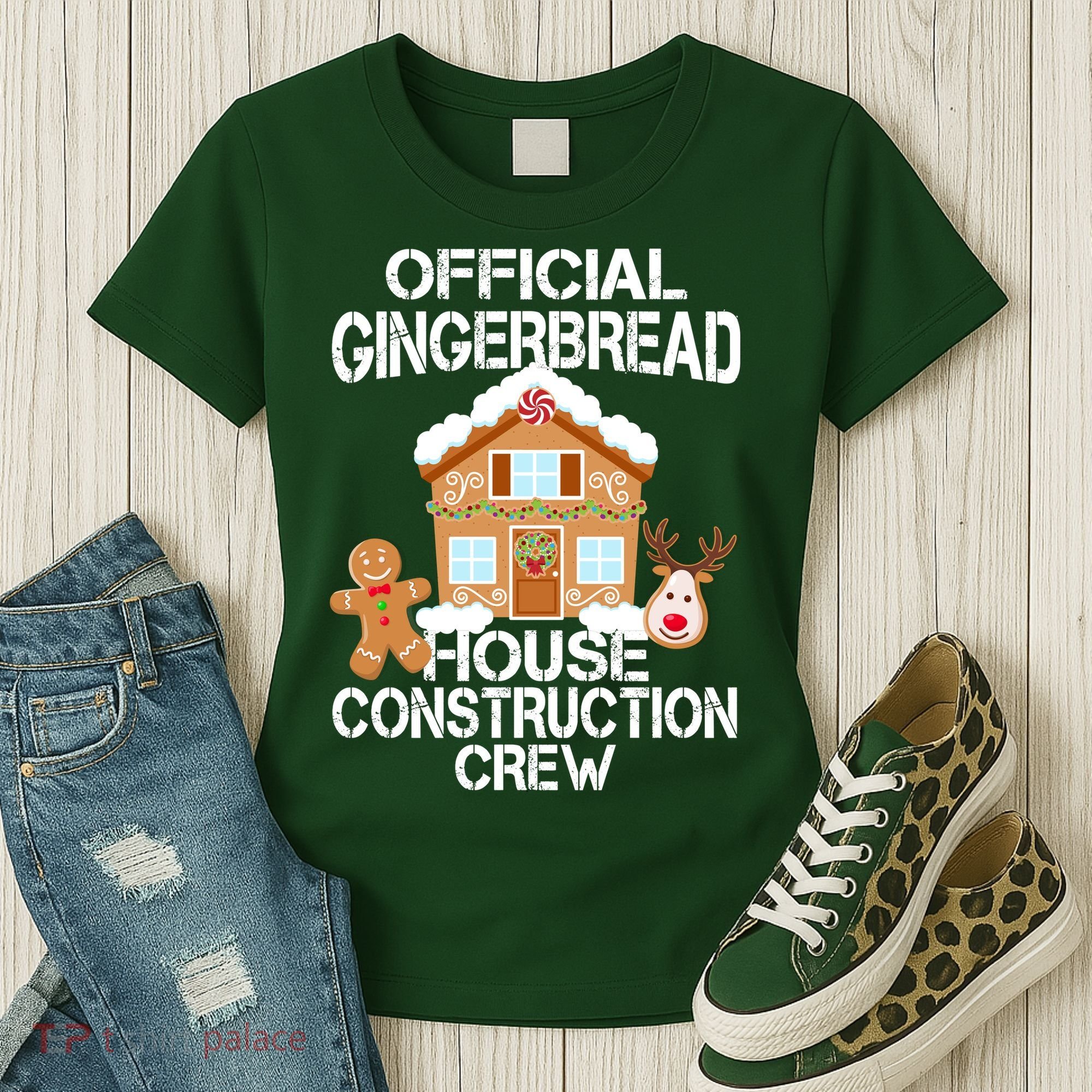 Official Gingerbread House Construction Crew Women's T-Shirt