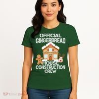 Official Gingerbread House Construction Crew Women's T-Shirt thumb 4