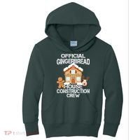 Official Gingerbread House Construction Crew Kids Hoodie thumb 0