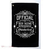 Official Oktoberfest Beer Tasting Representative Golf Towel thumb 0