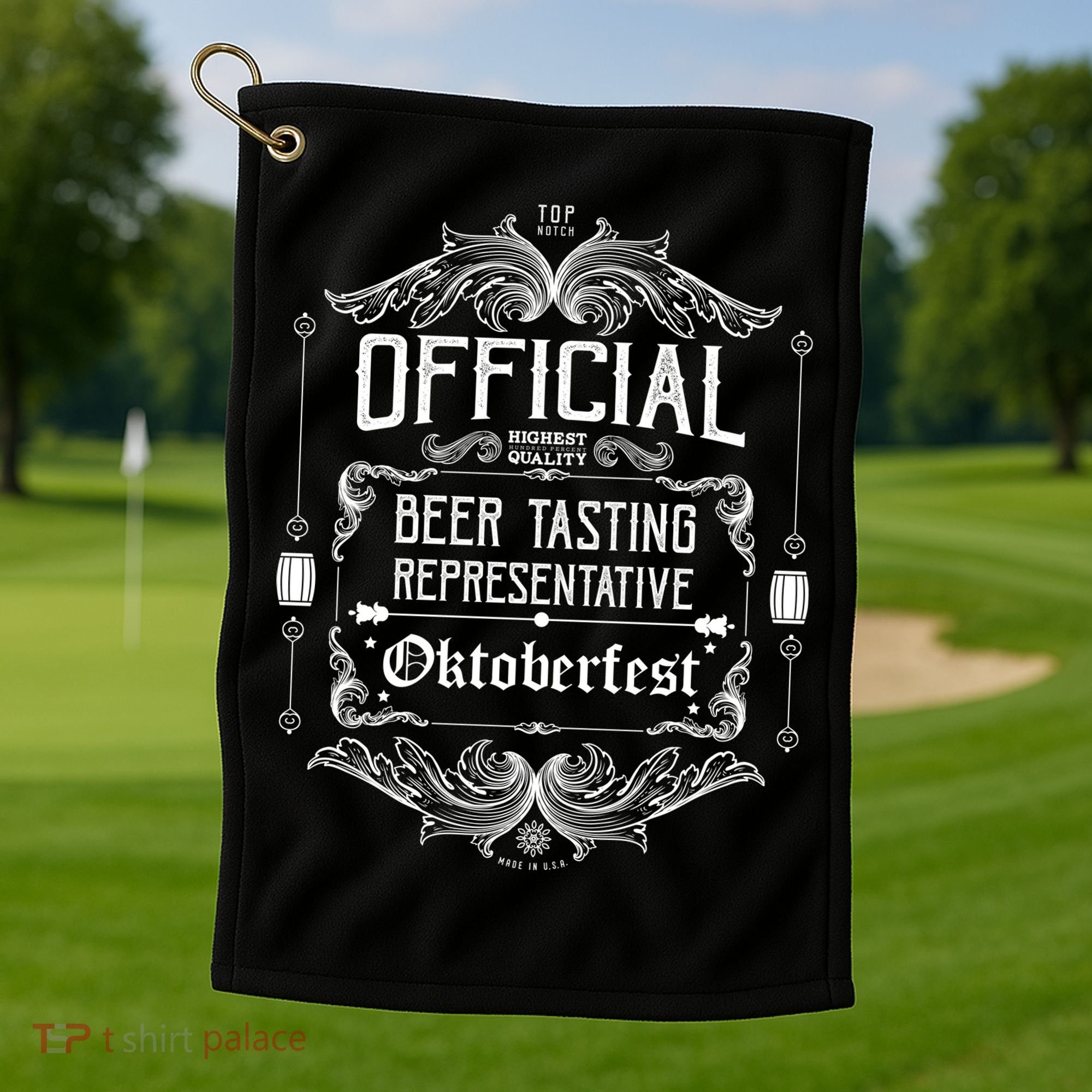 Official Oktoberfest Beer Tasting Representative Golf Towel