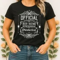 Official Oktoberfest Beer Tasting Representative Women's T-Shirt thumb 2