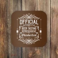 Official Oktoberfest Beer Tasting Representative Coaster thumb 0