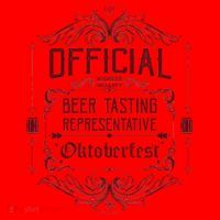 Official Oktoberfest Beer Tasting Representative Santa Hat thumb 1