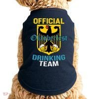 Official Oktoberfest Drinking Team Doggie Tank thumb 0