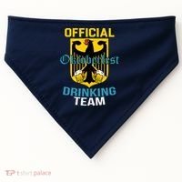 Official Oktoberfest Drinking Team USA-Made Doggie Bandana thumb 0