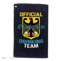 Official Oktoberfest Drinking Team Golf Towel thumb 0