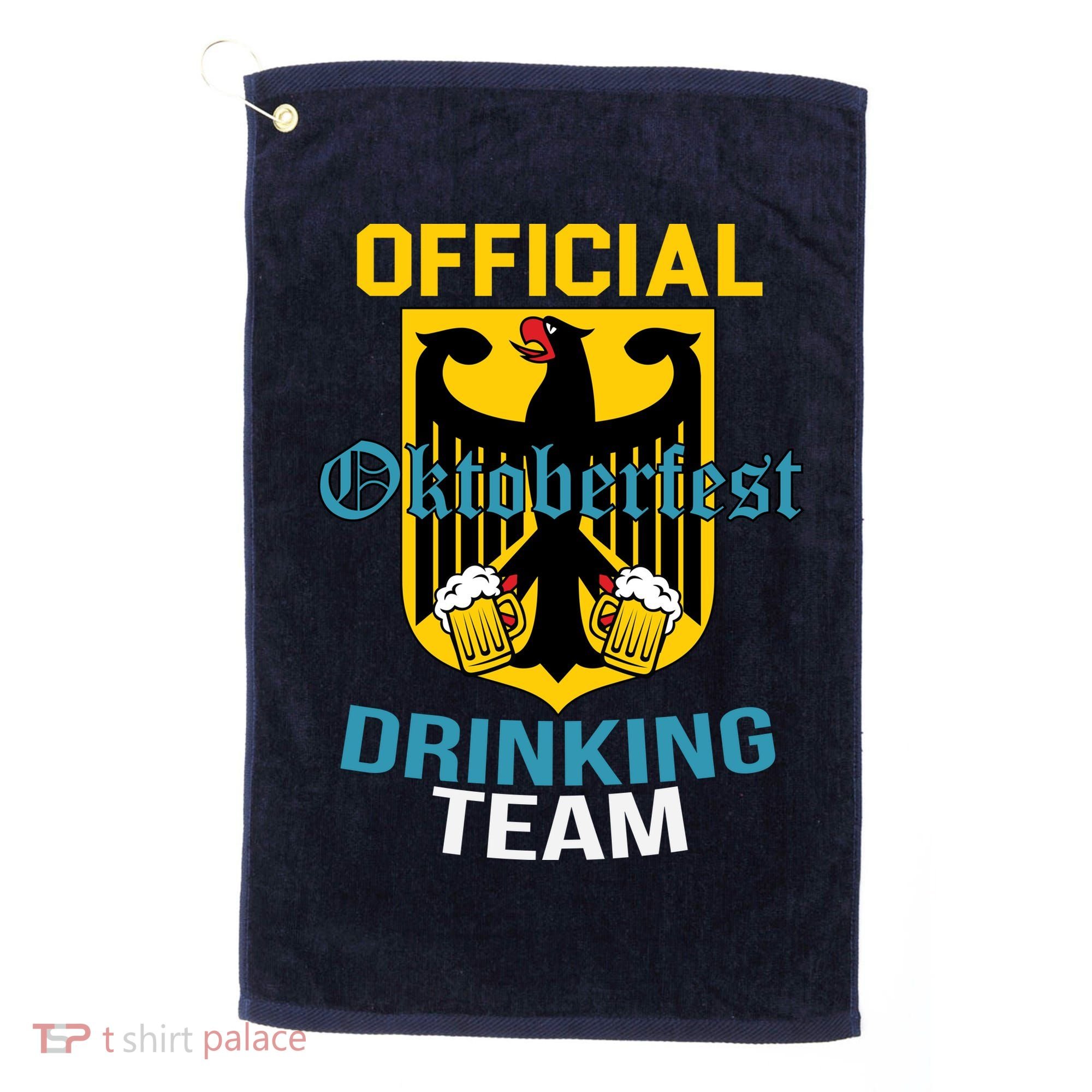 Official Oktoberfest Drinking Team Golf Towel