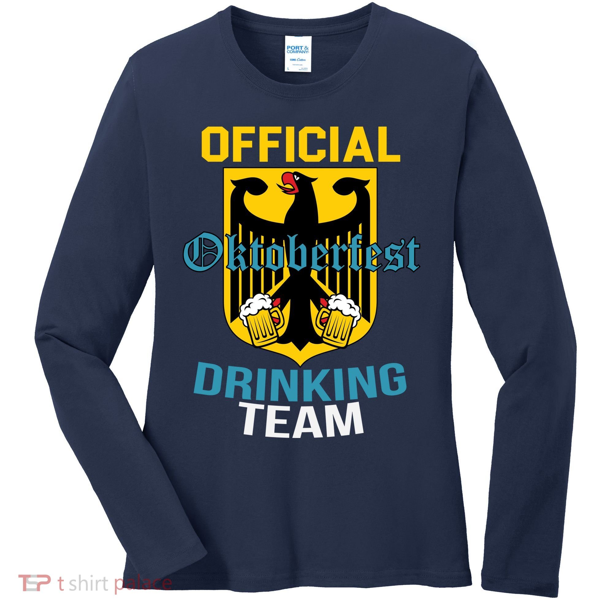 Official Oktoberfest Drinking Team Women's Long Sleeve Shirt