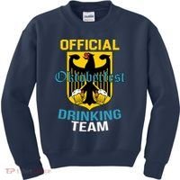 Official Oktoberfest Drinking Team Kids Sweatshirt thumb 0