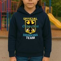 Official Oktoberfest Drinking Team Kids Hoodie thumb 3