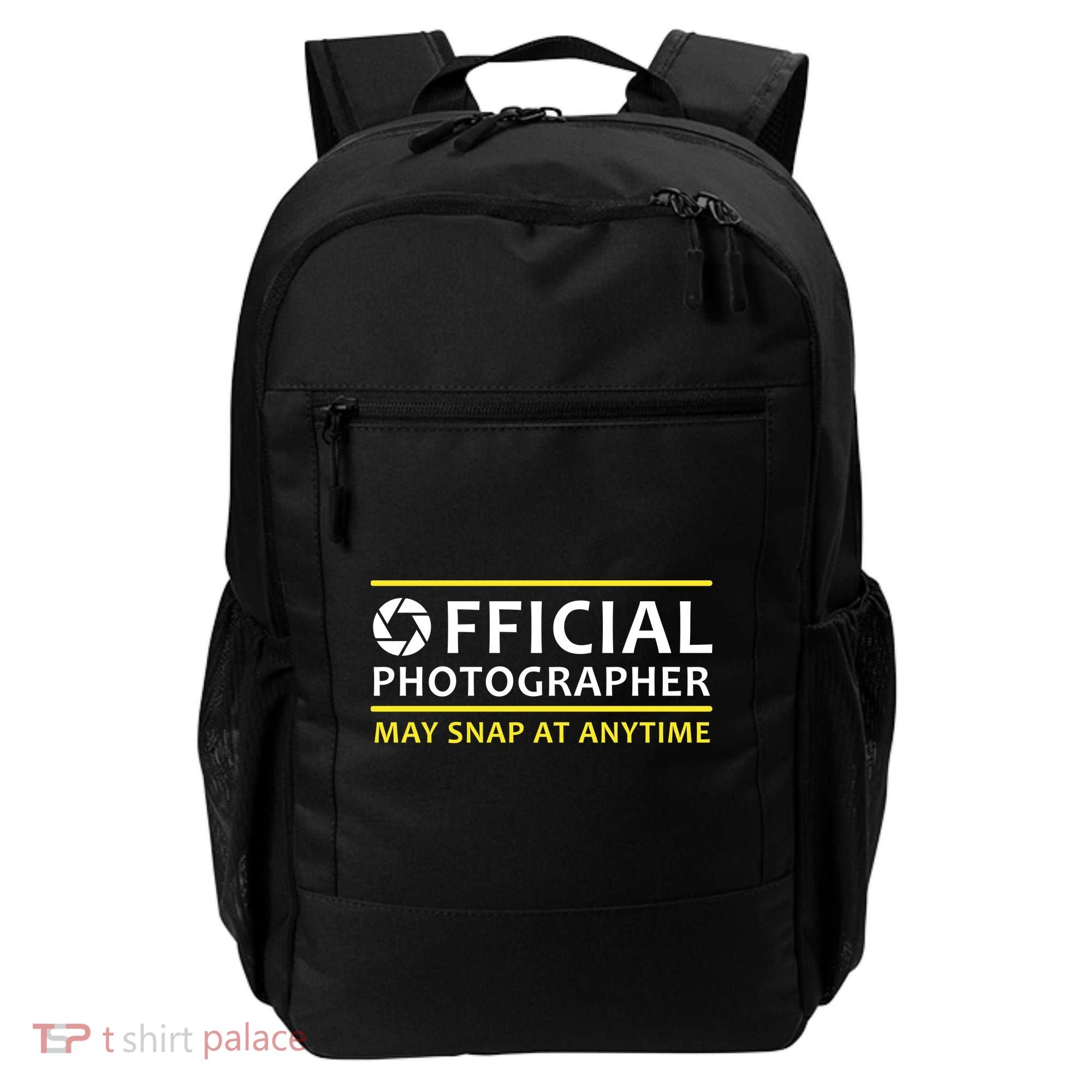 Official Photographer May Snap At Anytime Backpack