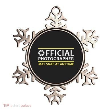 Official Photographer May Snap At Anytime Ornament