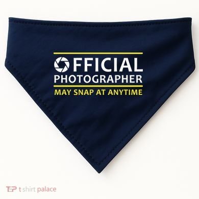 Official Photographer May Snap At Anytime USA-Made Doggie Bandana