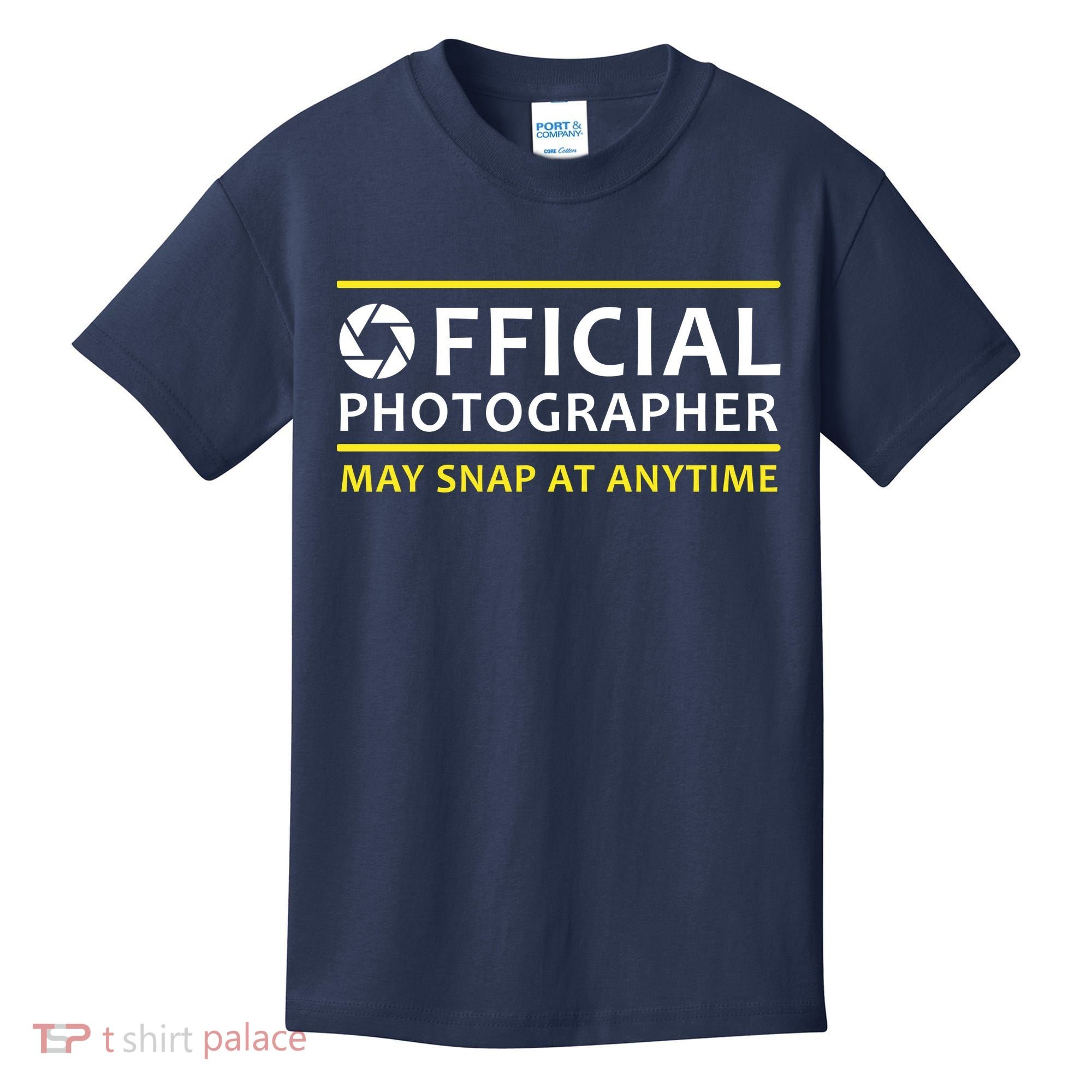 Official Photographer May Snap At Anytime Kids T-Shirt