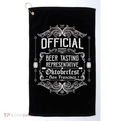Official San Francisco Oktoberfest Beer Tasting Representative Golf Towel