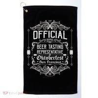 Official San Francisco Oktoberfest Beer Tasting Representative Golf Towel thumb 0