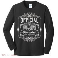 Official San Francisco Oktoberfest Beer Tasting Representative Kids Long Sleeve Shirt thumb 0