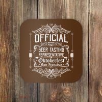 Official San Francisco Oktoberfest Beer Tasting Representative Coaster thumb 0